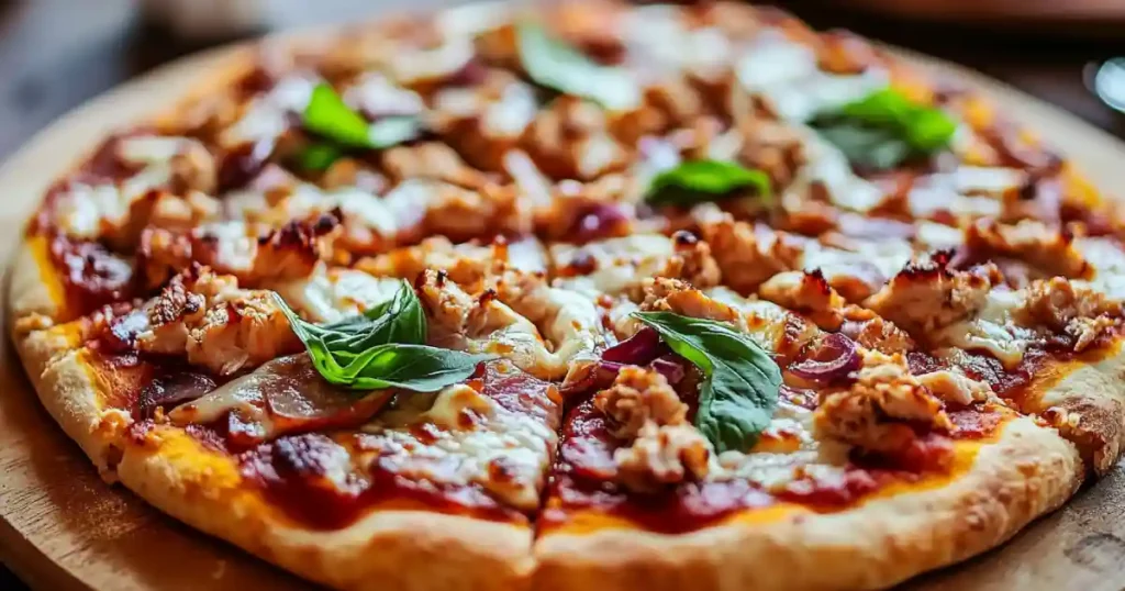 Delicious & Easy Canned Chicken Pizza Crust for Keto Diets